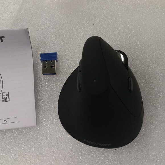 TECKNET Vertical Wireless Mouse, Ergonomic Mouse for Small Hands, 4800DPI, 5 Adj - Picture 3 of 9